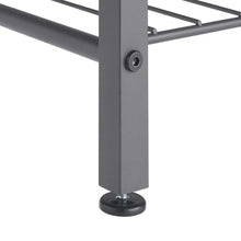 TRINITY 4-tier Shoe Rack with Console Top, Dark Gray