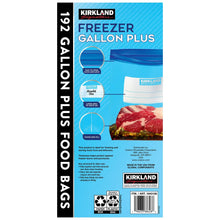 Kirkland Signature Gallon Plus Freezer Bags, 192-count