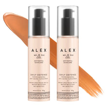 Alex MD PhD Daily Defense Mineral Anti-Aging Sunscreen SPF 50+ 2pk