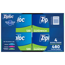 Ziploc Seal Top Bag, Sandwich, 480-count