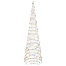 28-36" Cone Trees with Color Changing LED Lights, Set of 3