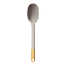 Beautiful 3-Piece Silicone Kitchen Utensil Tool Set, Porcini Taupe by Drew Barrymore