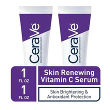 Sérum de vitamina C renovador de la piel Cerave (1.0 onza líquida, paquete de 2)