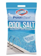 Clorox Pool Salt – 40 lb Bag

Keep your pool sparkling clean and swim-ready with Clorox Pool Salt, a high-purity, fast-dissolving salt designed specifically for saltwater chlorinator systems. Each 40 lb bag contains premium-grade, all-natural sodium chloride with no additives, helping you maintain clean, clear water without harsh chemicals.

Features:

Compatible with all saltwater chlorinators

99.8% pure – for optimal performance and faster dissolving

All-natural and additive-free – gentle on skin, hair,