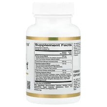 California Gold Nutrition, Think Support, with Ginkgo Biloba, Skullcap, Gotu Kola, Bacopa and Enzymes