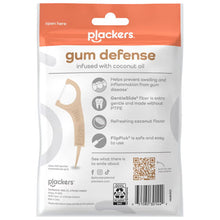 Plackers Gum Defense Infused with Coconut Oil Floss Picks, 75-count, 6-pack