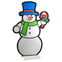 23.2" Holiday Infinity Mirror Snowman