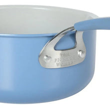 The Pioneer Woman Ceramic Nonstick Aluminum 3-Quart Sauce Pan, Blue