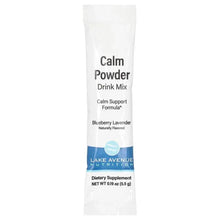 Lake Avenue Nutrition, Calm Powder Drink Mix with Potassium and AminoCalm Blend, L-Tryptophan and L-Theanine, Blueberry Lavender, 20 Packets, 0.19 oz (5.5 g) Each