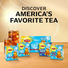 Lipton Iced Black Tea, Family Size Tea Bags, 48 Count