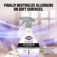 Clorox PURE Allergen Neutralizer Fabric and Carpet Spray, Nighttime Calm, 26 fl. oz. Spray Bottle