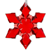 Red & White Snowflakes Mini Christmas Ornaments, 4 Count, by Holiday Time