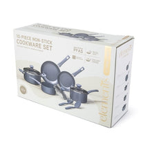 Elements by Thyme & Table 10-Piece Ceramic Non-Stick Cookware Set - Blue