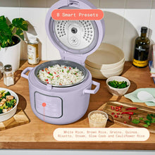 Beautiful 14-Cup Cooked, 6-Cups Uncooked Electric Rice and Grain Cooker, EverGood™ Ceramic Nonstick Coating, by Drew Barrymore