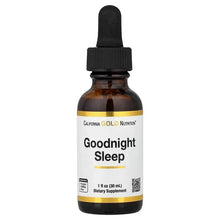 California Gold Nutrition, Goodnight Sleep with Fresh Milky Oat Seed, St. John's Wort, Skullcap, and Passion Flower Herbs, 1 fl oz (30 ml)