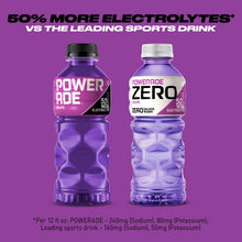 POWERADE Grape Electrolyte Sports Drink Bottles, 20 fl oz, 8 Pack