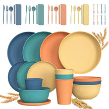 48-Pcs-Wheat-Straw-Dinnerware-Sets-4-Unbreakable-Dinnerware-Sets-Reusable-Wheat-Straw-Plates-Bow_2241_9 - USA Mega Market