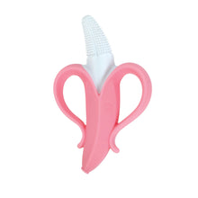 Nuby NanaNubs Banana Massaging Toothbrush for Infants, Pink