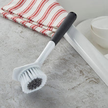 KitchenAid Round Sink Angled Brush with Black Soft Touch Handle