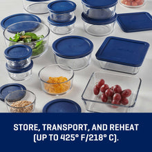 Anchor Hocking Glass Food Storage Containers with SnugFit Lids, 30 Piece Set