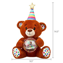Light-Up Singing Bear Plush Toy, Tan, 9", by Way To Celebrate 4.8