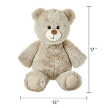 Spark Create Imagine Soft Bear Plush with Beans, 17 in, 0 Months+