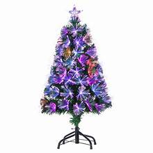 4' Color-Changing Fiber Optic Tree