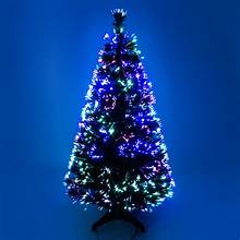 4' Color-Changing Fiber Optic Tree