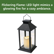 Mainstays Solar Lantern Black
