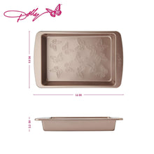 Dolly Parton Butterfly Stamp 9" x 13" Carbon Steel Non-Stick Cake Pan