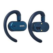 onn Wireless Open-Ear Earphones with Environmental Noise Canceling Microphones, Blue