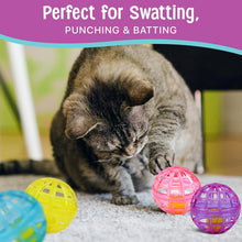 Lattice Balls with Jingle Bells for Cats, 4 Count