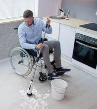 BIMZUC Electric Spin Scrubber, Cordless Cleaning Brush, 7 Replaceable Heads, Extendable Handle, White