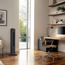 Mainstays 28-Inch Tower Fan with 3-Speed Settings and Oscillation, Black, MSWMT24MBV