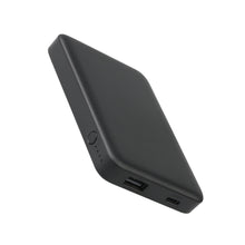 onn 5000mAh Portable Power Bank with USB-C and USB-A ports, Compact Size, LED Indicator Lights, Black - Compatible with iPhone, iPad, AirPods, Samsung Galaxy, Note, Pixel & More