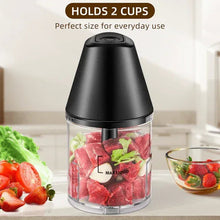 Mainstays 3 Cup Electric Food Chopper, Black, Plastic
