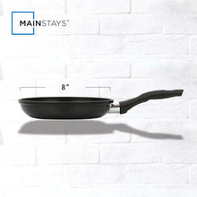 Mainstays 8" Non-Stick Aluminum Skillet Black Dishwasher Safe