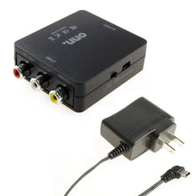 onn Composite AV to HDMI Converter, Black