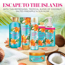 (4 pack) Bodycology Hawaiian Beach Exfoliating Sugar Scrub, 10 fl oz
