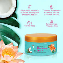 (4 pack) Bodycology Hawaiian Beach Exfoliating Sugar Scrub, 10 fl oz