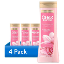 4pack-CaressBodyWashforWomen-DailySilkWhitePeach-OrangeBlossomforAllSkin20floz9-_1 - USA Mega Market