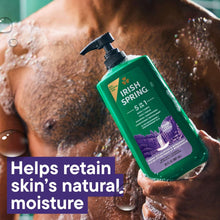 (4 pack) Irish Spring 5 in 1 Moisturizing Body Wash for Men, Fresh Eucalyptus & Bergamot Scent, 30 fl oz