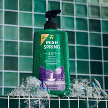 (4 pack) Irish Spring 5 in 1 Moisturizing Body Wash for Men, Fresh Eucalyptus & Bergamot Scent, 30 fl oz