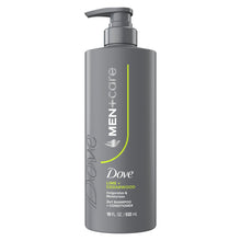 (4 pack) Dove Men+Care 2-in-1 Shampoo for Real Hair that Powers Up Hair Strength Lime & Cedar with Invigorating & Moisturizing Results, 18 fl oz 1 Count
