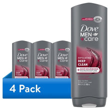 (4 pack) Dove Men+Care Exfoliating Deep Clean Face & Body Wash for Men Citrus + Cedar, 18 oz(4 pack) Dove Men+Care Exfoliating Deep Clean Face & Body Wash for Men Citrus + Cedar, 18 oz