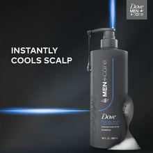 (4 pack) Dove Men+Care Shampoo for Instantly Cools Scalp Cooling Relief with Icy Menthol, 18 fl oz 1 Count