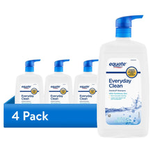 (4 pack) Equate Everyday Clean Nourishing Dandruff Shampoo, 28.2 fl oz, Compare to Head & Shoulders Active Ingredient