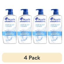 (4 pack) Head & Shoulders Dandruff Shampoo, Anti-Dandruff Treatment, Deep Scalp Cleanse for Daily Use, Paraben Free, 28.2 oz