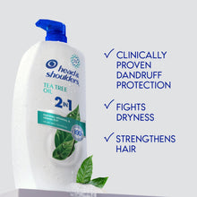 Head and Shoulders 2 in 1 Dandruff Shampoo and Conditioner, Tea Tree Oil, 28.2 fl oz