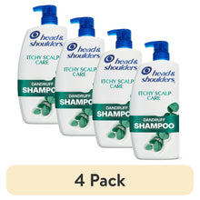 (4 pack) Head and Shoulders Dandruff Shampoo, Itchy Scalp Care, 28.2 oz